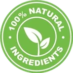 Natural ingredients leaf roundel